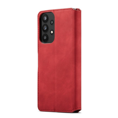 For Samsung Galaxy A33 5G DG.MING Retro Oil Edge Flip Leather Phone Case(Red) - Galaxy Phone Cases by DG.MING | Online Shopping UK | buy2fix