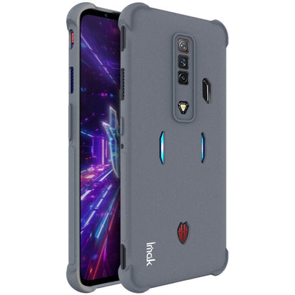 For ZTE nubia Red Magic 7 IMAK All-inclusive Shockproof Airbag TPU Case (Matte Grey) - ZTE Cases by imak | Online Shopping UK | buy2fix