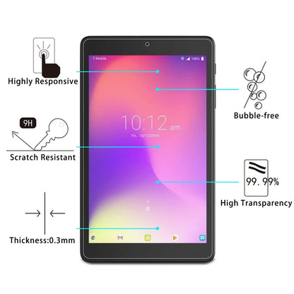 9H 2.5D Explosion-proof Tempered Tablet Glass Film For Alcatel 3T 8 inch - Others by buy2fix | Online Shopping UK | buy2fix
