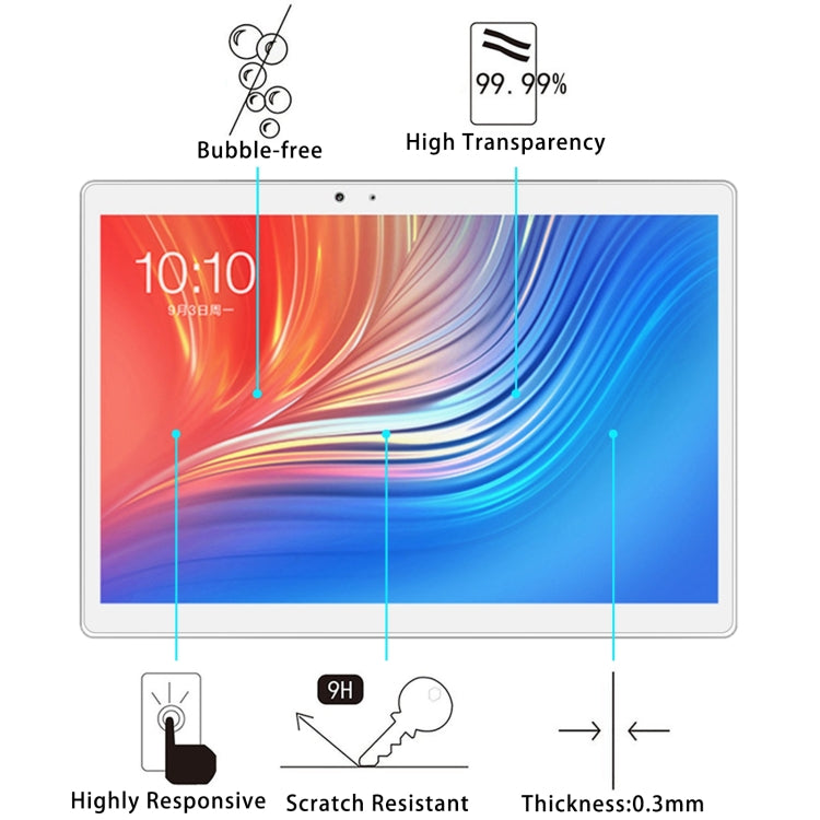 9H 2.5D Explosion-proof Tempered Tablet Glass Film For Teclast T20 - Others by buy2fix | Online Shopping UK | buy2fix