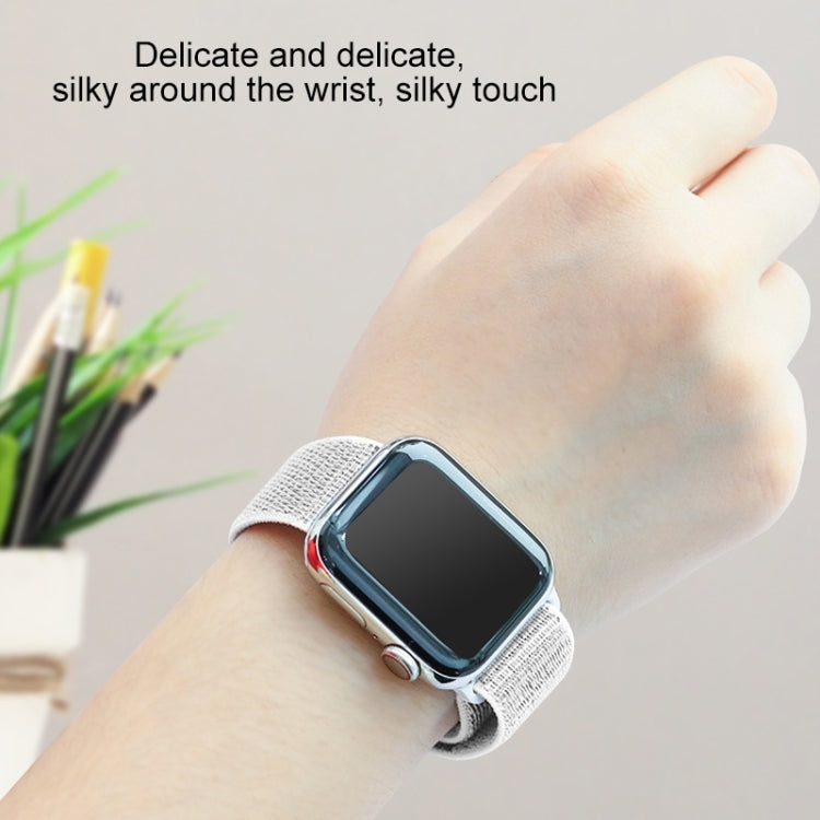 For Apple Watch Ultra 49mm&Watch Ultra 2 49mm / Series 9&8&7 45mm / SE 3&SE 2&6&SE&5&4 44mm / 3&2&1 42mm Mutural Nylon Watch Band(Pink) by Mutural