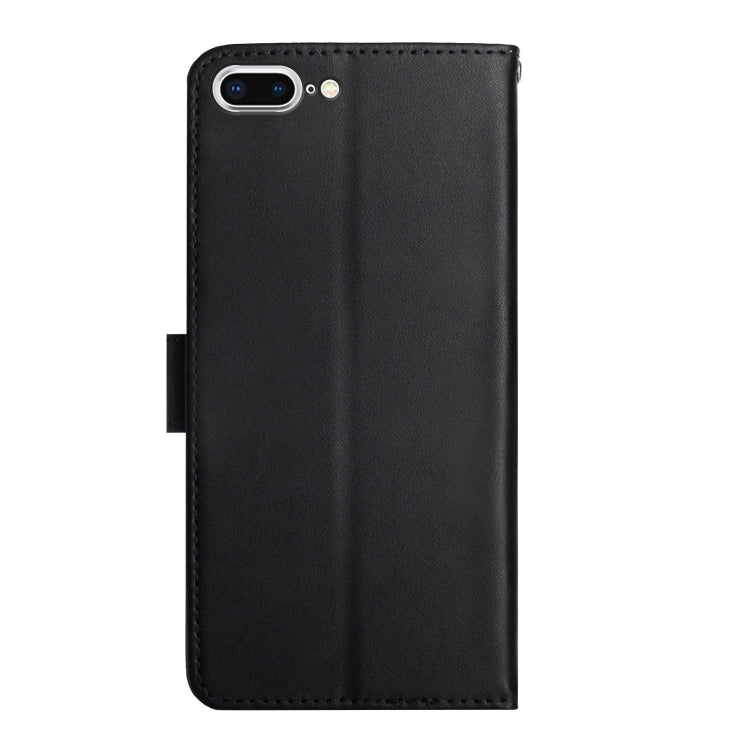 Genuine Leather Fingerprint-proof Horizontal Flip Phone Case For iPhone 7 Plus(Black) - More iPhone Cases by buy2fix | Online Shopping UK | buy2fix