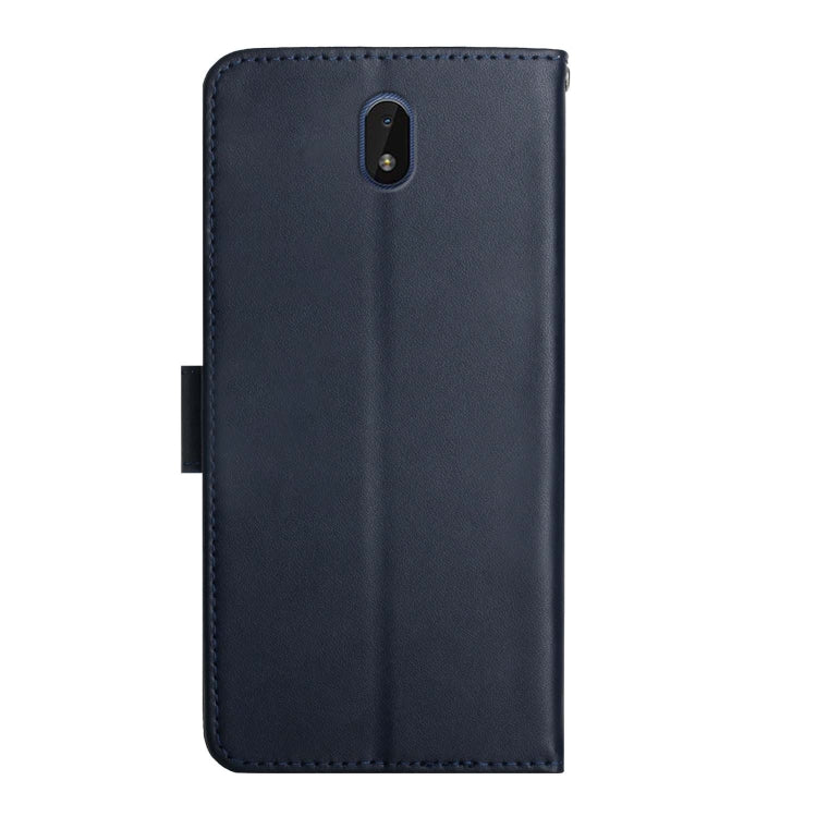 For Nokia C01 Plus Genuine Leather Fingerprint-proof Horizontal Flip Phone Case(Blue) - Nokia Cases by buy2fix | Online Shopping UK | buy2fix