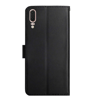 For Huawei P20 Genuine Leather Fingerprint-proof Horizontal Flip Phone Case(Black) - Huawei Cases by buy2fix | Online Shopping UK | buy2fix