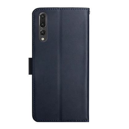 For Huawei P20 Pro Genuine Leather Fingerprint-proof Horizontal Flip Phone Case(Blue) - Huawei Cases by buy2fix | Online Shopping UK | buy2fix