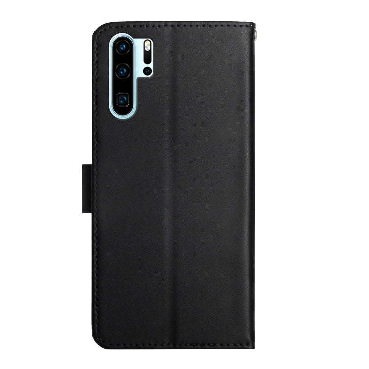 For Huawei P30 Pro Genuine Leather Fingerprint-proof Horizontal Flip Phone Case(Black) - Huawei Cases by buy2fix | Online Shopping UK | buy2fix