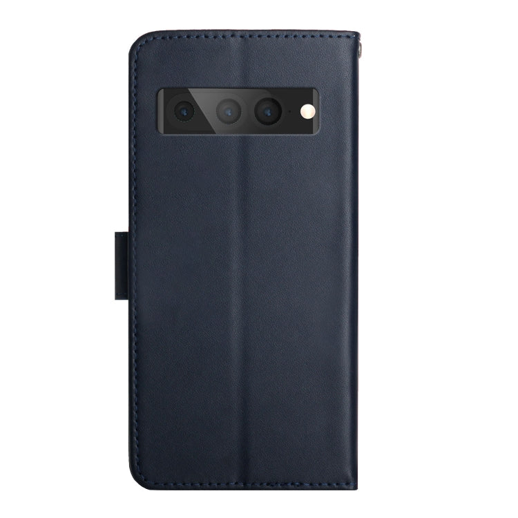 For Google Pixel 7 Pro Genuine Leather Fingerprint-proof Horizontal Flip Phone Case(Black) - Google Cases by buy2fix | Online Shopping UK | buy2fix