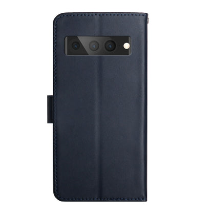For Google Pixel 7 Pro Genuine Leather Fingerprint-proof Horizontal Flip Phone Case(Black) - Google Cases by buy2fix | Online Shopping UK | buy2fix