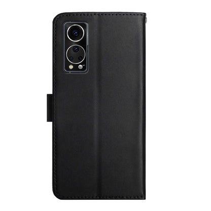 For ZTE Axon 30 Genuine Leather Fingerprint-proof Horizontal Flip Phone Case(Black) - ZTE Cases by buy2fix | Online Shopping UK | buy2fix