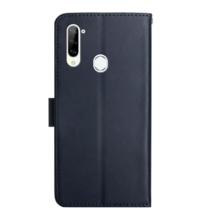 For ZTE Libero 5G Genuine Leather Fingerprint-proof Horizontal Flip Phone Case(Blue) - ZTE Cases by buy2fix | Online Shopping UK | buy2fix