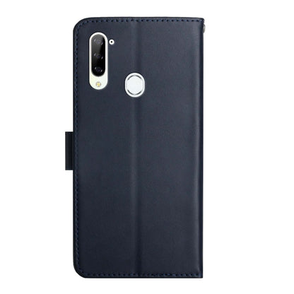 For ZTE Libero 5G Genuine Leather Fingerprint-proof Horizontal Flip Phone Case(Blue) - ZTE Cases by buy2fix | Online Shopping UK | buy2fix