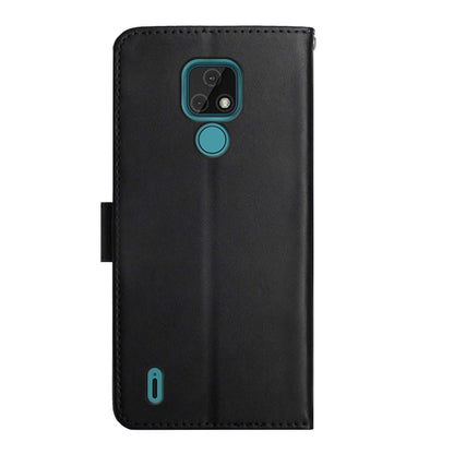 For Motorola Moto E7 Genuine Leather Fingerprint-proof Horizontal Flip Phone Case(Black) - Motorola Cases by buy2fix | Online Shopping UK | buy2fix