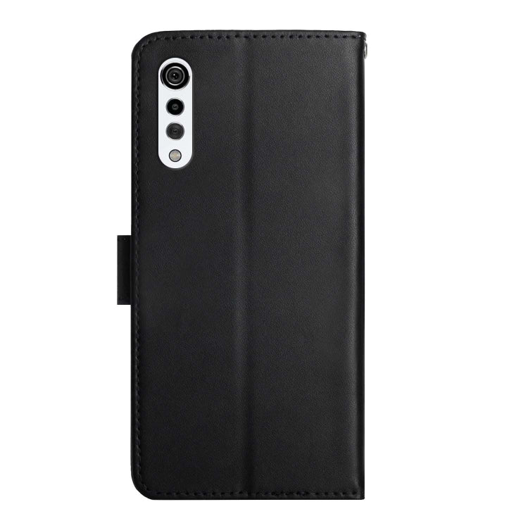 For LG Velvet 2 Pro Genuine Leather Fingerprint-proof Flip Phone Case(Black) - LG by buy2fix | Online Shopping UK | buy2fix