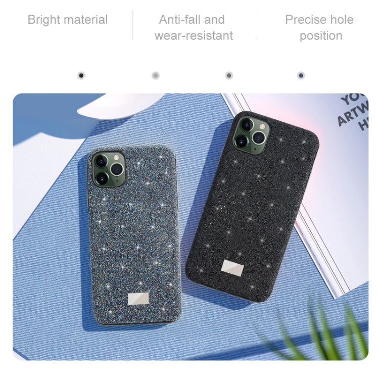 For iPhone 11 Pro Max Mutural TPU + PC + Diamond Cloth Protective Case(Silver) - iPhone 11 Pro Max Cases by Mutural | Online Shopping UK | buy2fix