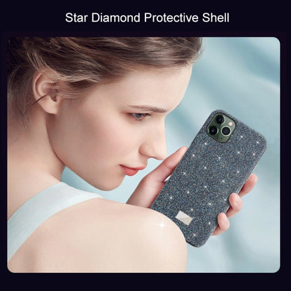 For iPhone 11 Pro Max Mutural TPU + PC + Diamond Cloth Protective Case(Silver) - iPhone 11 Pro Max Cases by Mutural | Online Shopping UK | buy2fix