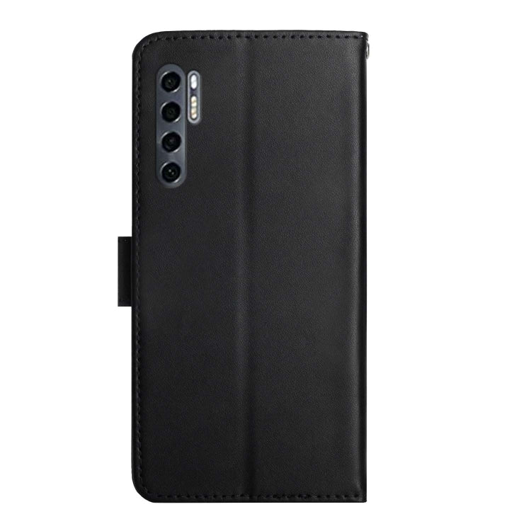 For TCL 20 Pro 5G Genuine Leather Fingerprint-proof Flip Phone Case(Black) - TCL by buy2fix | Online Shopping UK | buy2fix