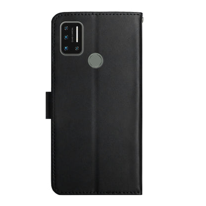 For UMIDIGI A7 Pro Genuine Leather Fingerprint-proof Flip Phone Case(Black) - More Brand by buy2fix | Online Shopping UK | buy2fix