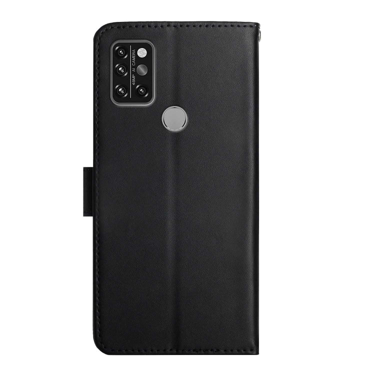 For UMIDIGI A9 Pro Genuine Leather Fingerprint-proof Flip Phone Case(Black) - More Brand by buy2fix | Online Shopping UK | buy2fix