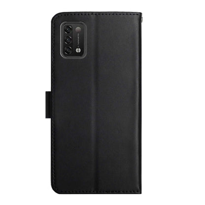 For UMIDIGI Power 5 Genuine Leather Fingerprint-proof Flip Phone Case(Black) - More Brand by buy2fix | Online Shopping UK | buy2fix