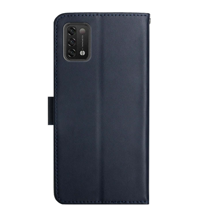 For UMIDIGI Power 5 Genuine Leather Fingerprint-proof Flip Phone Case(Blue) - More Brand by buy2fix | Online Shopping UK | buy2fix