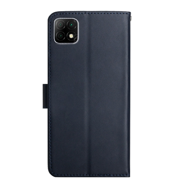 For Wiko T3 Genuine Leather Fingerprint-proof Flip Phone Case(Blue) - More Brand by buy2fix | Online Shopping UK | buy2fix