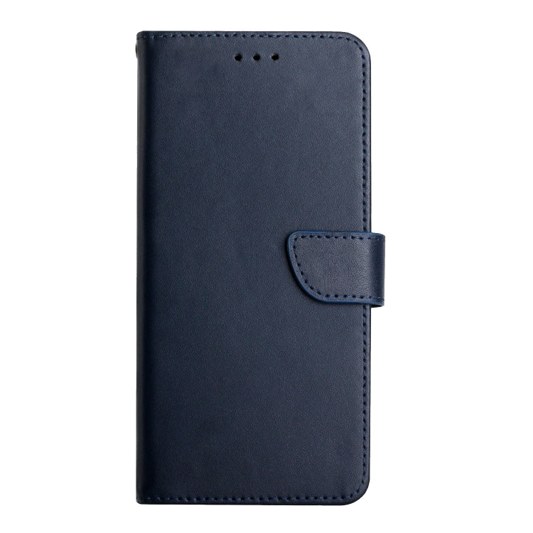 For Kyocera Android One S9 Genuine Leather Fingerprint-proof Flip Phone Case(Blue) - More Brand by buy2fix | Online Shopping UK | buy2fix