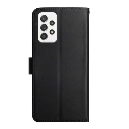 For Samsung Galaxy A32 Genuine Leather Fingerprint-proof Horizontal Flip Phone Case(Black) - Galaxy Phone Cases by buy2fix | Online Shopping UK | buy2fix