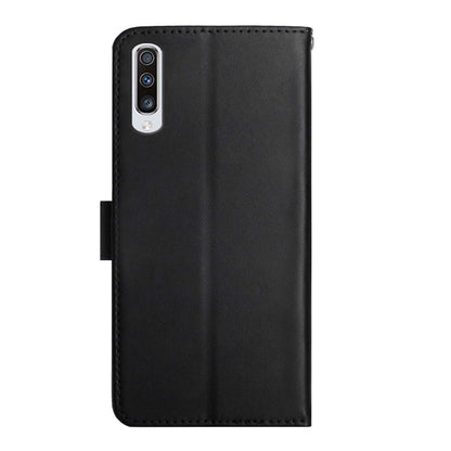 For Samsung Galaxy A70 Genuine Leather Fingerprint-proof Horizontal Flip Phone Case(Black) - Galaxy Phone Cases by buy2fix | Online Shopping UK | buy2fix