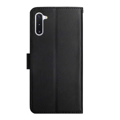 For Samsung Galaxy Note10 Genuine Leather Fingerprint-proof Horizontal Flip Phone Case(Black) - Galaxy Phone Cases by buy2fix | Online Shopping UK | buy2fix