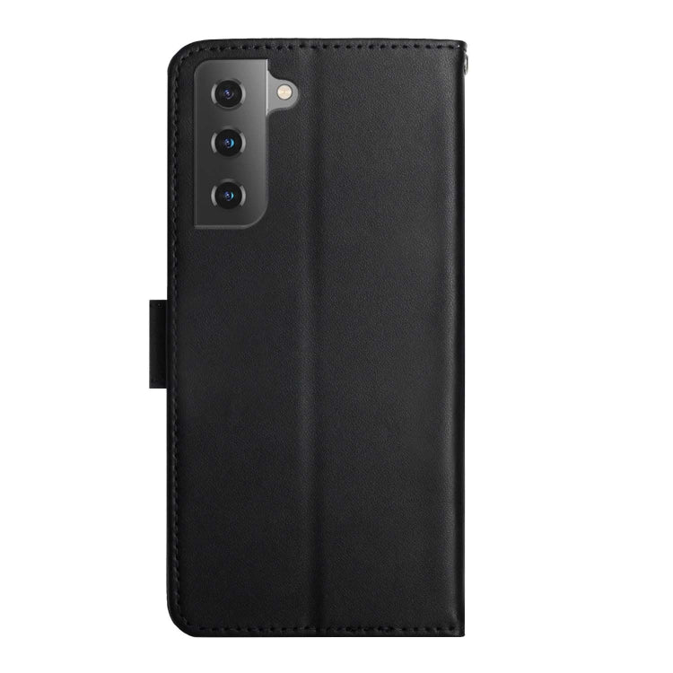 For Samsung Galaxy S22 5G Genuine Leather Fingerprint-proof Horizontal Flip Phone Case(Black) - Galaxy S22 5G Cases by buy2fix | Online Shopping UK | buy2fix