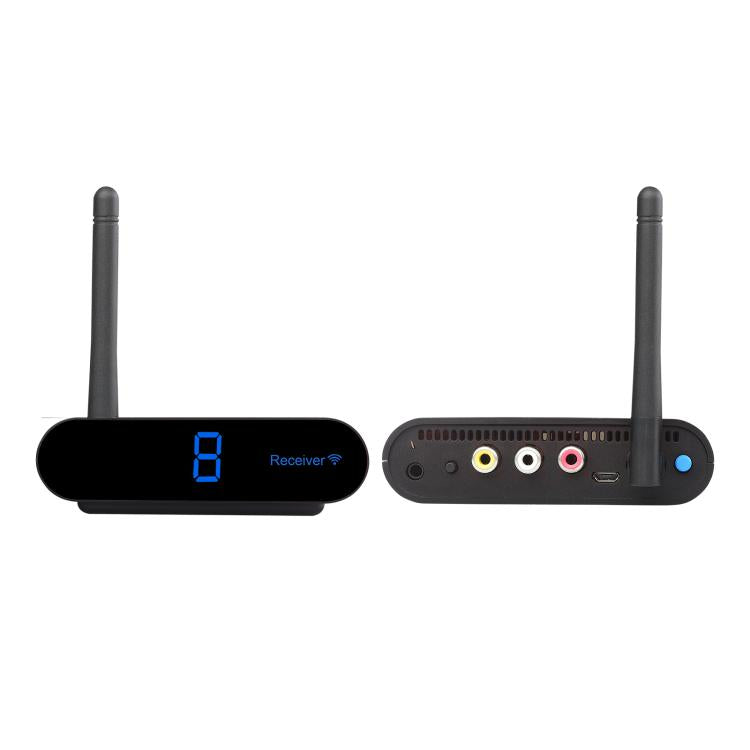 Measy AV530-2 5.8GHz Wireless Audio / Video Transmitter + 2 Receiver, Transmission Distance: 300m, UK Plug (Black) - Set Top Box & Accessories by Measy | Online Shopping UK | buy2fix