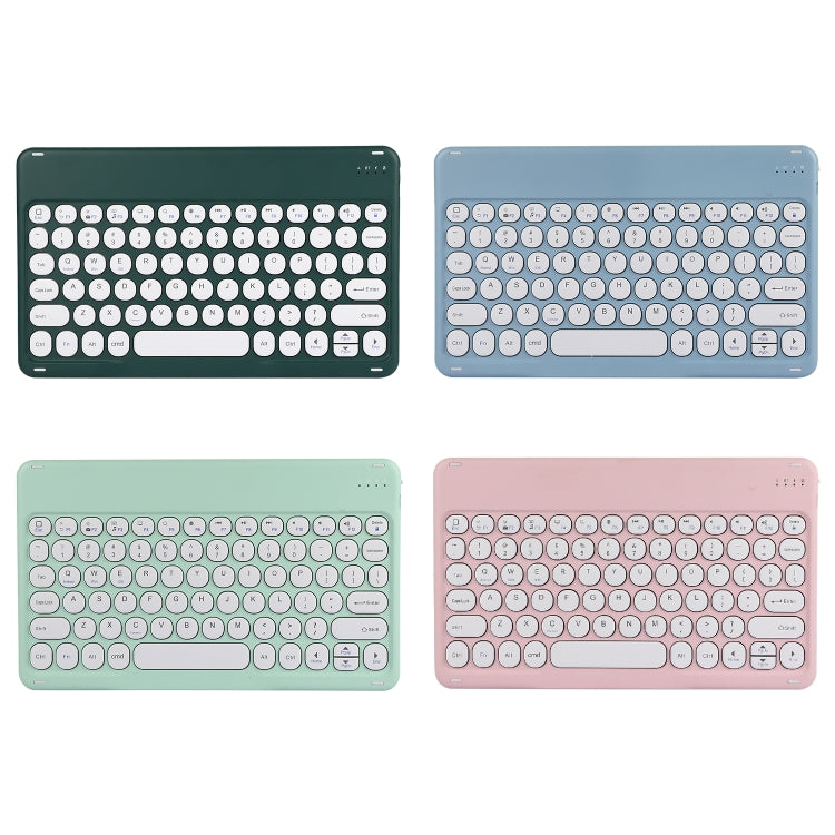 X4 Universal Round Keys Panel Spray Color Bluetooth Keyboard(Orange Pink) - Universal Keyboard by buy2fix | Online Shopping UK | buy2fix