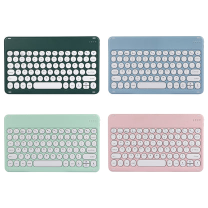 X4 Universal Round Keys Panel Spray Color Bluetooth Keyboard(Light Blue) - Universal Keyboard by buy2fix | Online Shopping UK | buy2fix