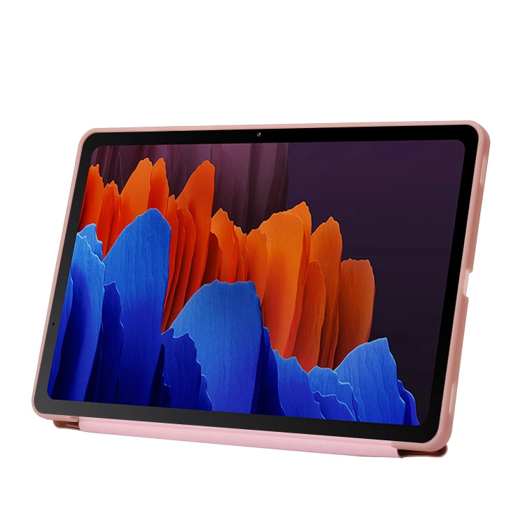 For Samsung Galaxy Tab S8+ / S7+ Deformation Silicone Leather Tablet Case(Dark Blue) by buy2fix