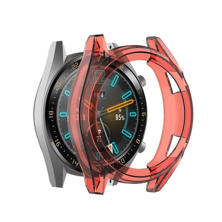 For Huawei GT 46MM TPU Case(Transparent Red) - Watch Cases by Huawei | Online Shopping UK | buy2fix