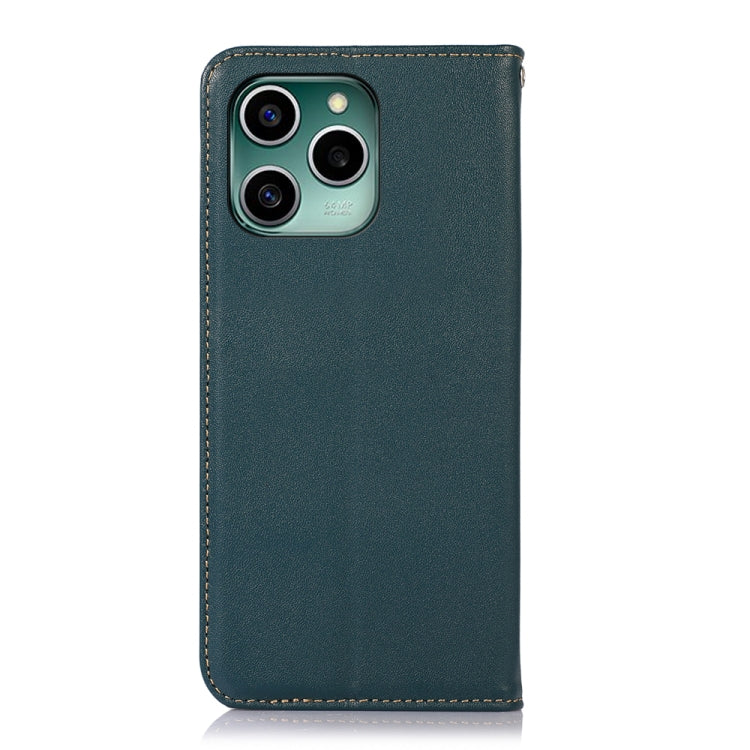 For Honor 60 SE KHAZNEH Nappa Top Layer Cowhide Leather Phone Case(Green) - Honor Cases by buy2fix | Online Shopping UK | buy2fix