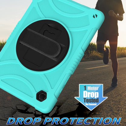 For Samsung Galaxy Tab A8 10.5 2021 Rotary Grab Silicone + PC Tablet Case(Mint Green) - Other Galaxy Tab PC by buy2fix | Online Shopping UK | buy2fix