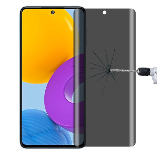 Full Cover Anti-peeping Tempered Glass Film For Samsung Galaxy M52 5G