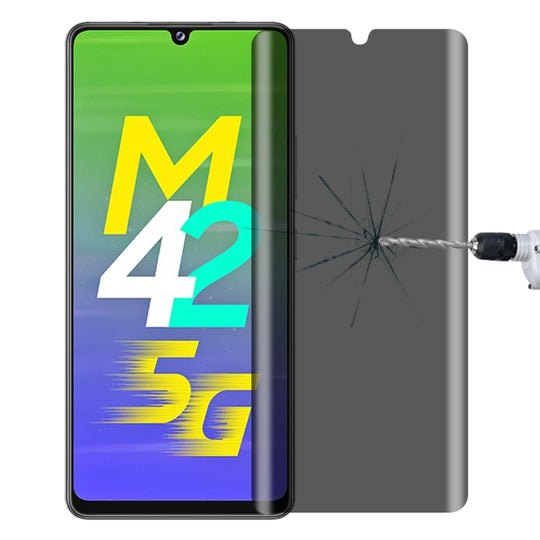 Full Cover Anti-peeping Tempered Glass Film For Samsung Galaxy M42 5G