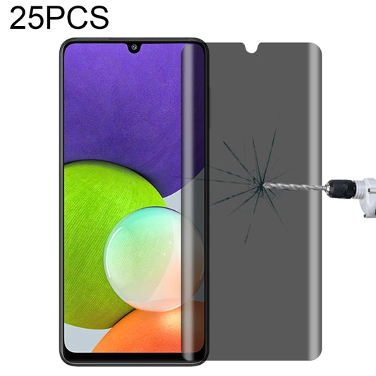 25 PCS Full Cover Anti-peeping Tempered Glass Film For Samsung Galaxy A22 4G - Galaxy Tempered Glass by buy2fix | Online Shopping UK | buy2fix