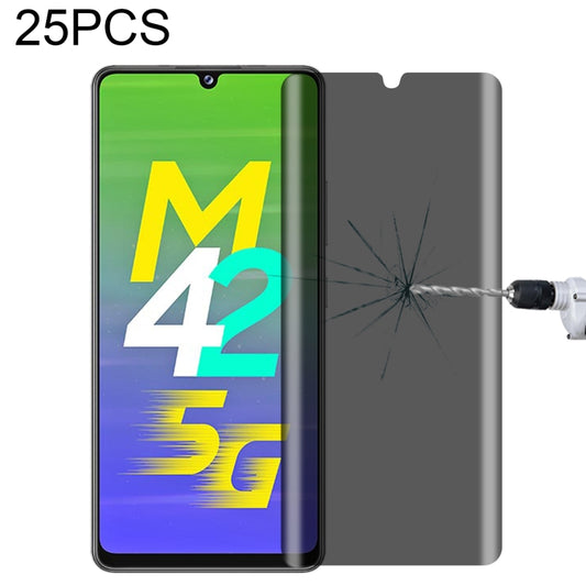 25 PCS Full Cover Anti-peeping Tempered Glass Film For Samsung Galaxy M42 5G - Galaxy Tempered Glass by buy2fix | Online Shopping UK | buy2fix