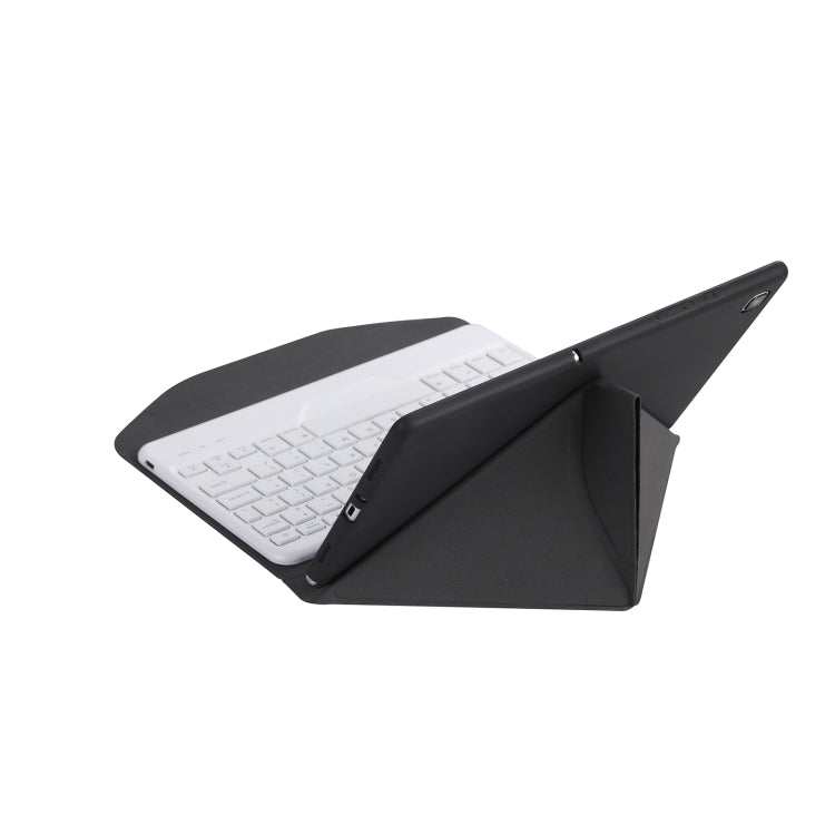 B0N5 Diamond Texture Bluetooth Keyboard Leather Case with Triangle Back Support For Xiaomi Pad 5 / 5 Pro(Black + White) - Others Keyboard by buy2fix | Online Shopping UK | buy2fix