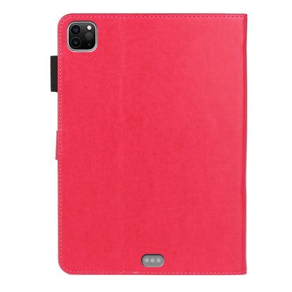 For iPad Pro 11 inch 2020 / 2018 Embossed Butterfly Pattern Smart Leather Tablet Case(Rose Red) - iPad Pro 11 (2020) Cases by buy2fix | Online Shopping UK | buy2fix
