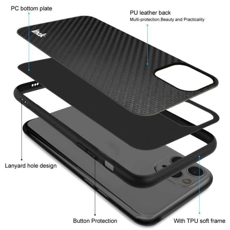 For Samsung Galaxy S22+ 5G imak LX-5 Series PC + TPU Phone Case with Screen Protector(Carbon Fiber Texture) - Galaxy S22+ 5G Cases by imak | Online Shopping UK | buy2fix