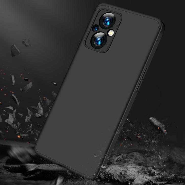 For OPPO Reno7 Z 5G / A96 5G / Reno7 Lite / F21 Pro 5G / OnePlus Nord N20 5G GKK Three Stage Splicing Full Coverage PC Phone Case(Black) - OPPO Cases by GKK | Online Shopping UK | buy2fix