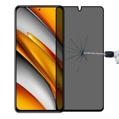 Full Cover Anti-peeping Tempered Glass Film For Xiaomi Poco F3 -  by buy2fix | Online Shopping UK | buy2fix