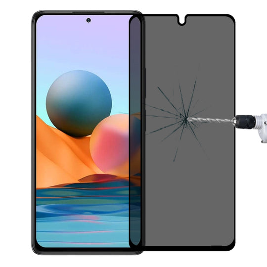 Full Cover Anti-peeping Tempered Glass Film For Xiaomi Redmi Note 10 Pro Max