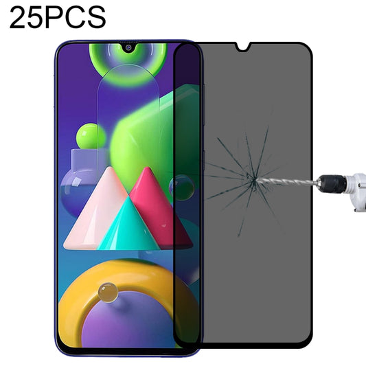 25 PCS Full Cover Anti-peeping Tempered Glass Film For Samsung Galaxy M21 - Galaxy Tempered Glass by buy2fix | Online Shopping UK | buy2fix