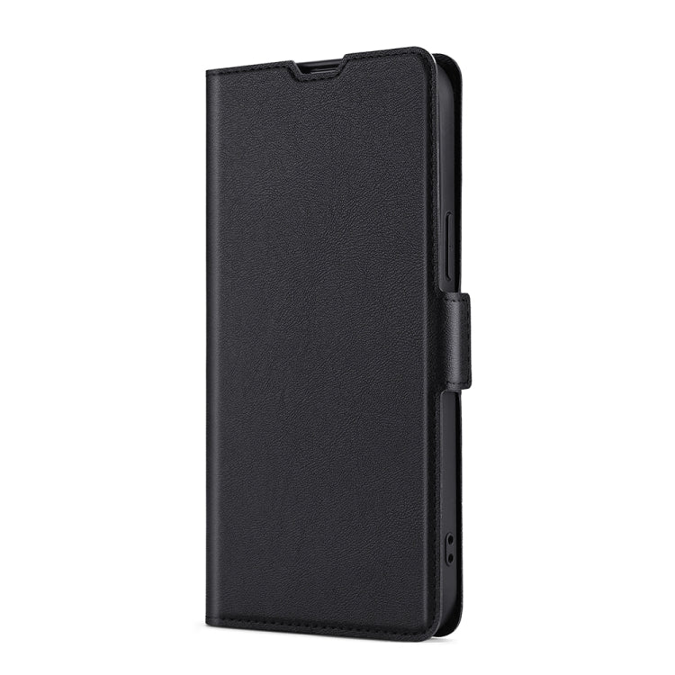 For Blackview A95 Ultra-thin Voltage Side Buckle PU + TPU Leather Phone Case(Black) - More Brand by buy2fix | Online Shopping UK | buy2fix