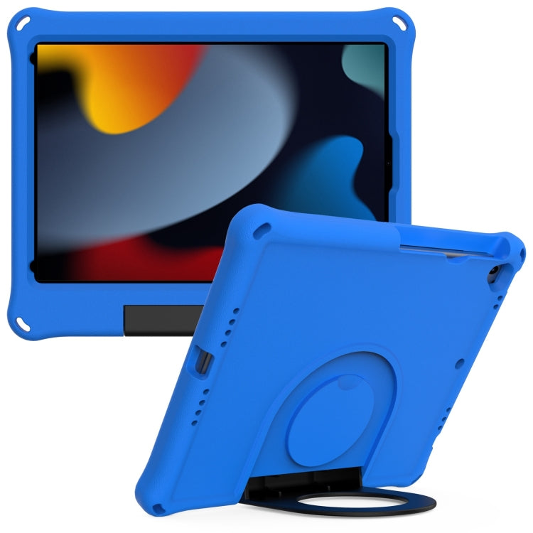 For iPad 10.2 2021 / 2020 / 2019 EVA Handle Holder Tablet Case(Blue) - iPad 10.2 Cases by buy2fix | Online Shopping UK | buy2fix